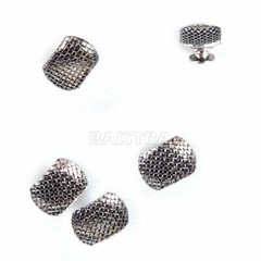 Dental Orthodontic Lingual Button Bondable Round monoblock Rectangular Mesh Base