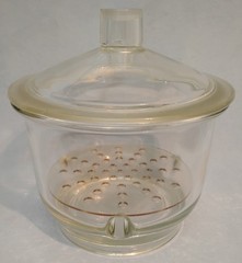 Corning PYREX Glass 10.5 L Large Vacuum Desiccator 11.5” Outside Diameter