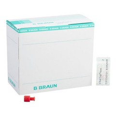 B. Braun Red Cap Dual Function Luer Replacement Red Male & Female End 1000 Count