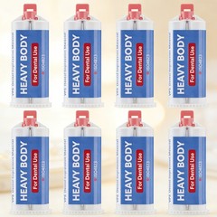 Heavy Body Fast Rapid VPS Dental Impression Material, 8 Cartridges PVS