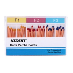 AZDENT Endodoncia dental Puntas de gutapercha y papel absorbente F1.F2.F3