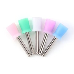 100 Pcs Dental Prophy Polishing Brush Nylon Bristle Flat/Tapered Prophylaxis RA