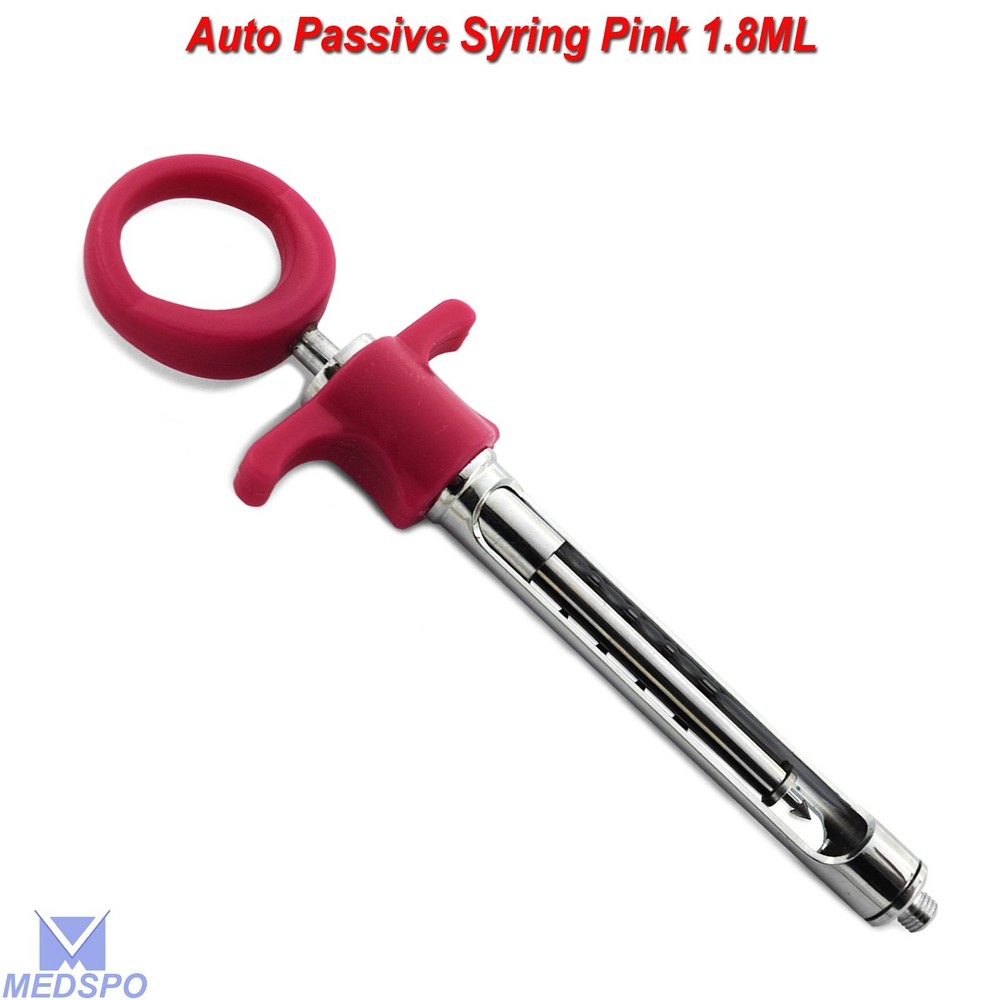 Dental Anesthetic Syringe Self-Aspirating 1.8ml Auto Passive Injection Tools