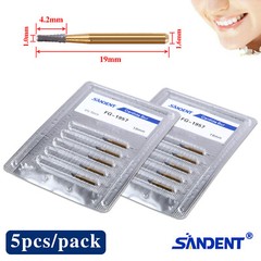 10Pcs Dental Tungsten Carbide Burs Crown Cutter Cutting Transmetal FG 1957