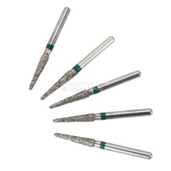 100pcs Dental Diamond Burs Friction Grip 1.6mm for High Speed Handpiece AZDENT