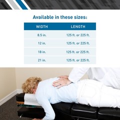 BodyMed Premium Headrest Paper Rolls for Chiropractic Exam Table, Disposable