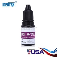 10X Dentex Dental Light Cure Dentin Enamel Bonding Resin Adhesive One Step 5mL