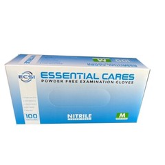 Nitrile Disposable Exam Gloves Powder Free,3.5Mil S,M,L,XL (100pcs/Bx),Blue