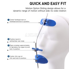 Dental Orthodontic forward pull Headgear facemask with Single Lever Adjustable