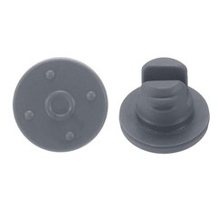 7.5 mm/0.3 Inch Vials Rubber Stoppers, 200 Pcs Two Legs Butyl Rubber Bottle3509