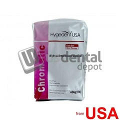 HYGEDENT – Chromatic FAST Alginate 453gr – 1lb – Setting and working time 123171