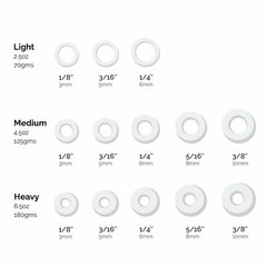 JMU Elastics Bands for Orthodontic Dental Braces Teeth Latex Free Light – Heavy