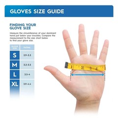 Kingfa Blue Nitrile Medical | Gloves Powder Free & Latex Free Disposable | 3 mil