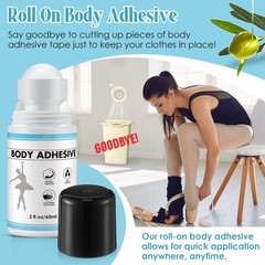 Electricwise 1 Pcs Roll On Body Adhesive For Dancers Sweat Resistant Water Wash