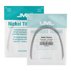 JMU Super Elastic Niti Arch Wire for Dental Orthodontic, Expanded Round/ Rectang