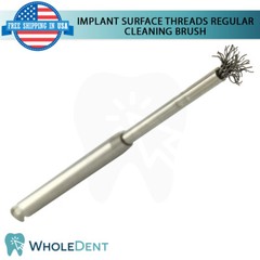 Titanium Bristles Surface Cleaning Brush For Dental Im plant Peri-Im plantitis