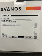 Avanos Ballard Dentaswab Oral Care Swab 12245 – 250/Pack – Exp 05/2027
