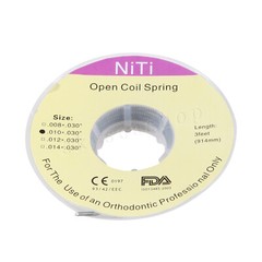 1 Roll Dental Orthodontic Niti Open Coil Spring Spool Dia.010 *030 ” inch 914mm