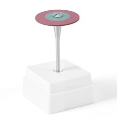 牙科橡胶钻石抛光机轮盘适用于瓷器/锆石 5 种尺寸-
