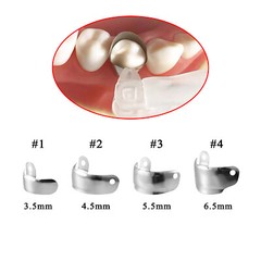 Dental Metal Matrices Sectional Contoured Matrix Refill soft band 50pcs/pk S/XL