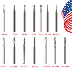 10-100 PCS Dental Clinic Burs Shank Carbide Round Friction Grip FG Bur Drill DL