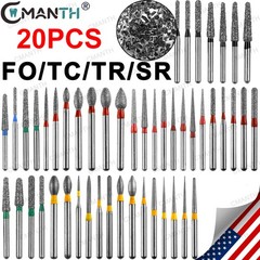 Dental Diamond Burs WAVE Tungsten Steel Carbide Burs FG for High Speed Handpiece