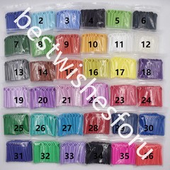 1 Pack 1040 Ring Dental Orthodontics Elastic Ligature Ties Bands Brace 37 Color
