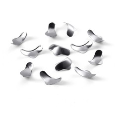 100Pcs/Box Dental Matrices Bands Sectional Contoured Metal Matrix bands soft
