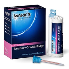 Mark3 4102 Temporary Crown & Bridge Dental Material A2 10:1 Cartridge 75 Gm