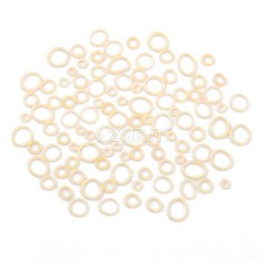10X AZDENT Dental Orthodontic Bracket Roth MBT 022 /5000Pc Elastics Rubber Bands