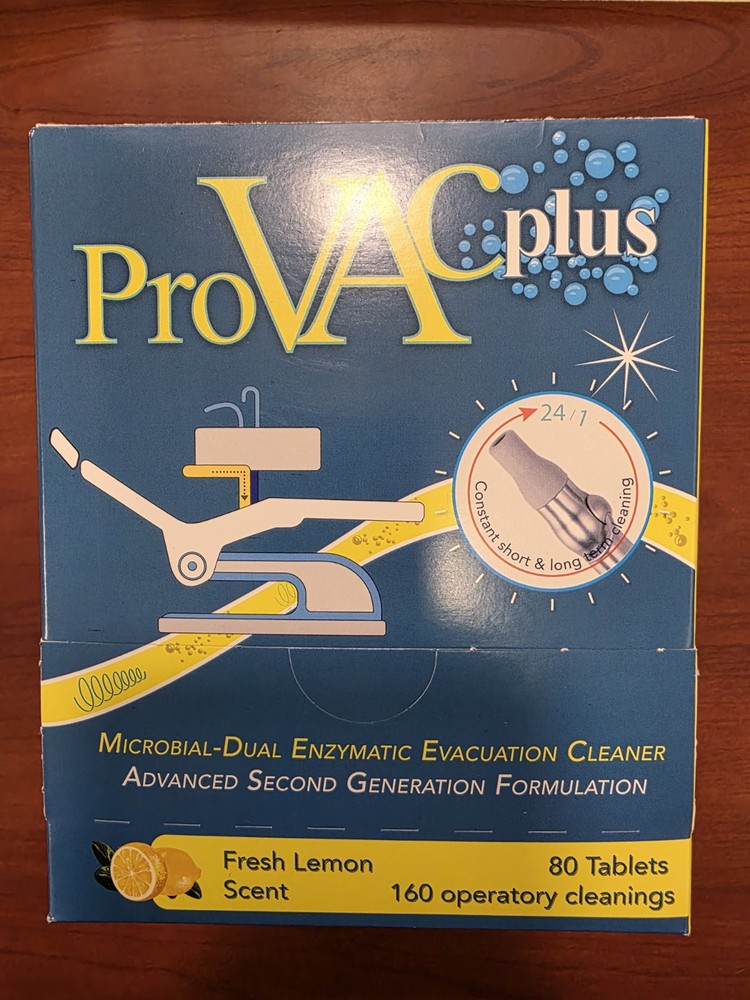 ProVac Plus Cleaning Tablets by Cory Laboratories 80 pcs/box