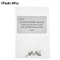 Dental Orthodontic Bondable Tube Roth 022 1st Molar with Multifunctional Hooks