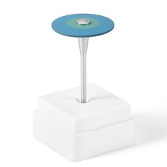牙科橡胶钻石抛光机轮盘适用于瓷器/锆石 5 种尺寸-
