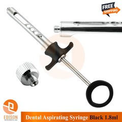 Dental Anesthetic Self Aspirating Syringe 1.8ml Set Of 3 Cartridge Auto Passive