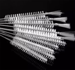 Nylon Test Tube Brush Circular Industrial Pipeline Brush Bottle Straw Brush