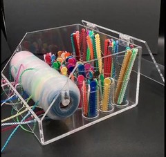 牙科矫正电源链连线领带收纳盒存储盒拱线盒-