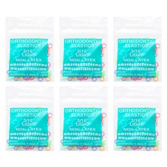 Dental Orthodontic Intra oral Elastic Neon Rubber Bands Elastics Brace Non-latex