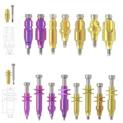 US Open/Closed Tray Impression Transfer Coping Conical Connection For Nobel