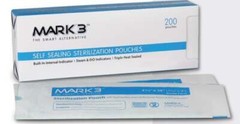 Mark3 6117 Self Sealing Sterilization Pouches 5.25″ X 7.5″ / 5.25″ x 6.5″ 200/Bx