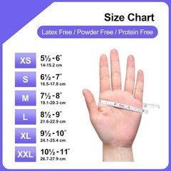100pc Disposable Nitrile Exam 3-mil Latex Free Medical Cleaning Food-Safe Gloves