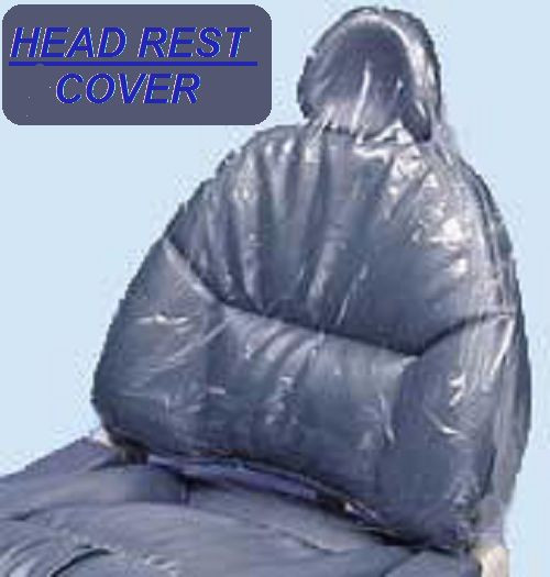 Dental HeadRest Cover Plastic Clear 11.25 x 10 250/Bx Head Rest P5013 SafeDent