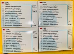 3M ESPE Sof-Lex sflex Contouring Polishing 240 Discs Dental Kit 1980 Black Blue.