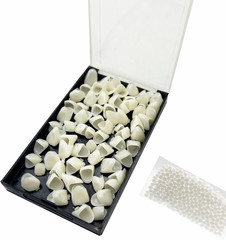 1 Box False Teeth Crown Repair Kit Dental Anterior Veneers Fake Tooth Cap Cro…