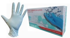 Nitrile Disposable Exam Gloves Powder-Free Blue 3.5mil 100Pcs (ON SALE PRICE)