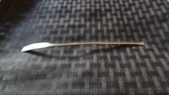 Unbranded Stainless Steel 6 3/4” Double Ended Round & Mini Square Spatula 14-374
