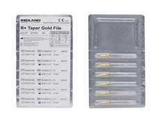 REDLAND R+ Taper Gold Rotary Files F1,F2,F3,F4,F5,S1,S2,SX-F3,SX 6 file/PK