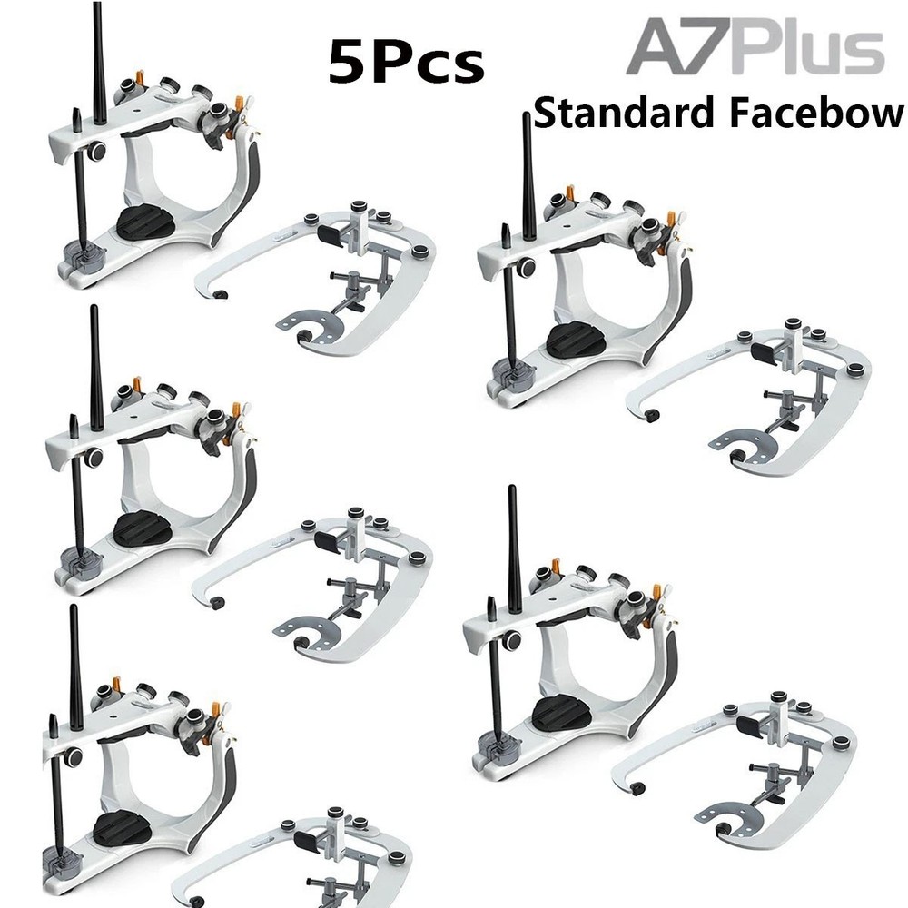 5Pcs BIOART Dental A7 Plus Semi-Adjustable Articulator with Standard Facebow