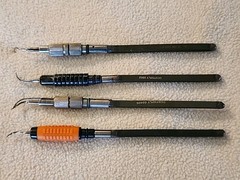 Lot of 4 (3) Dentsply & (1) Premier Big Easy Ultrasonic Tools 30k Pre-owned