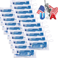 50packs Diental Ortodoncia Cuidado de Limpieza de Viaje Cepillo Hilo Oral Kits