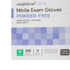 MEDIUM McKesson Confiderm 3.5C Nitrile Exam Gloves – CASE 10 BOXES OF 200 GLOVES
